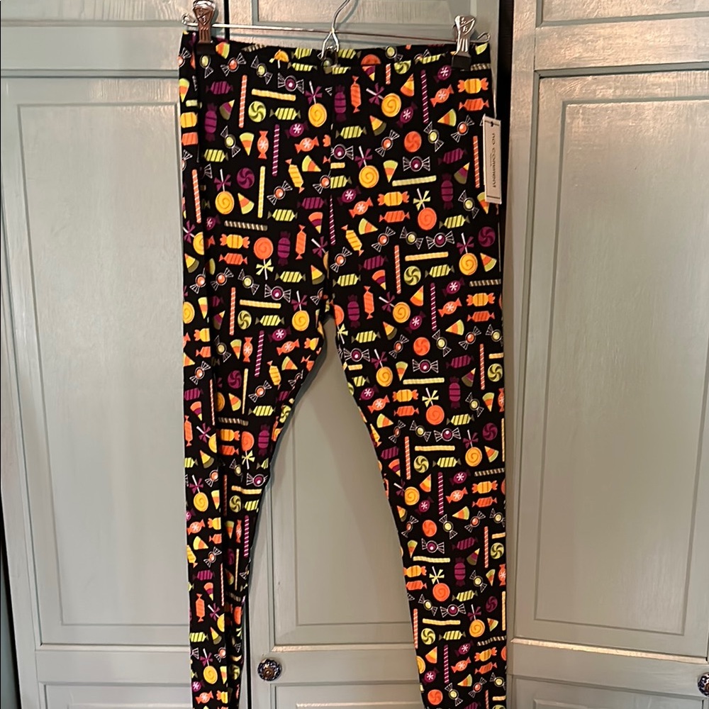 Colorful Candy Print Women's Leggings